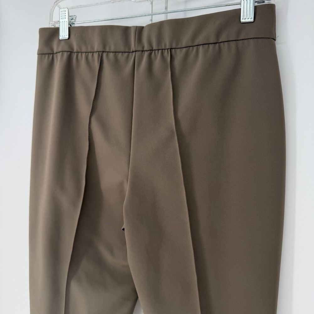Lafayette 148 Gramercy Pants Women 4 Nougat Brown Slim Leg Side Zip NWT Luxury - Picture 5 of 11